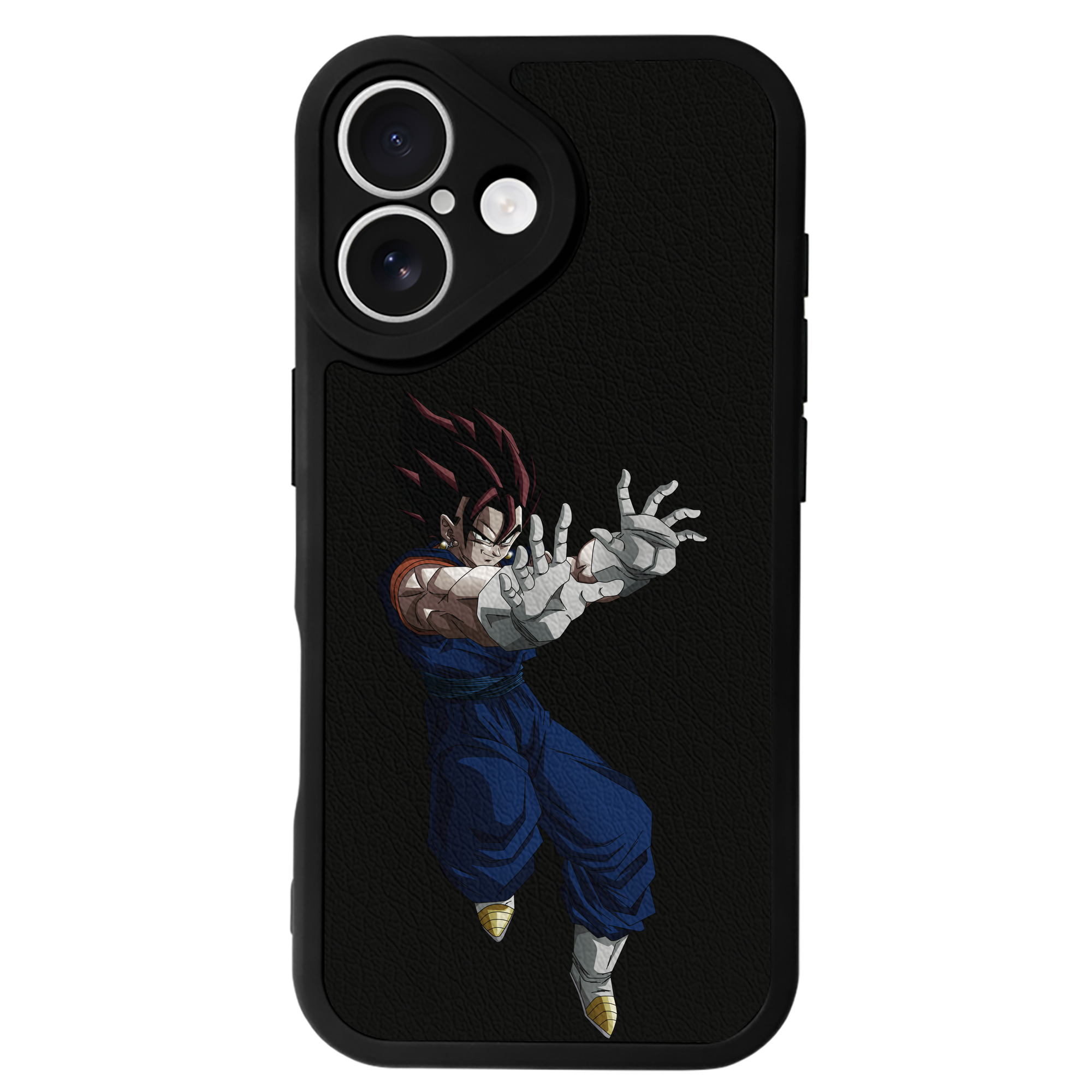 （画像用） ドラゴンボール ベジット DRAGON BALL Vegetto 【iPhone 16シリーズ対応】シリコンスマホケース（レザー調） 材質：シリコン
